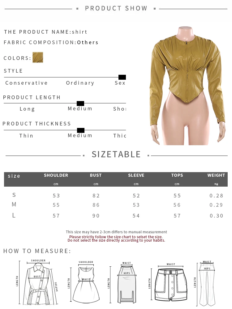 Weird Puss Wild Jacke Damen Langarm Unregelmäßige Taillenbetonung Frühling Reißverschluss Luxus PU Crop Streetwear Bürodamen Klassischer Mantel – Detail 1
