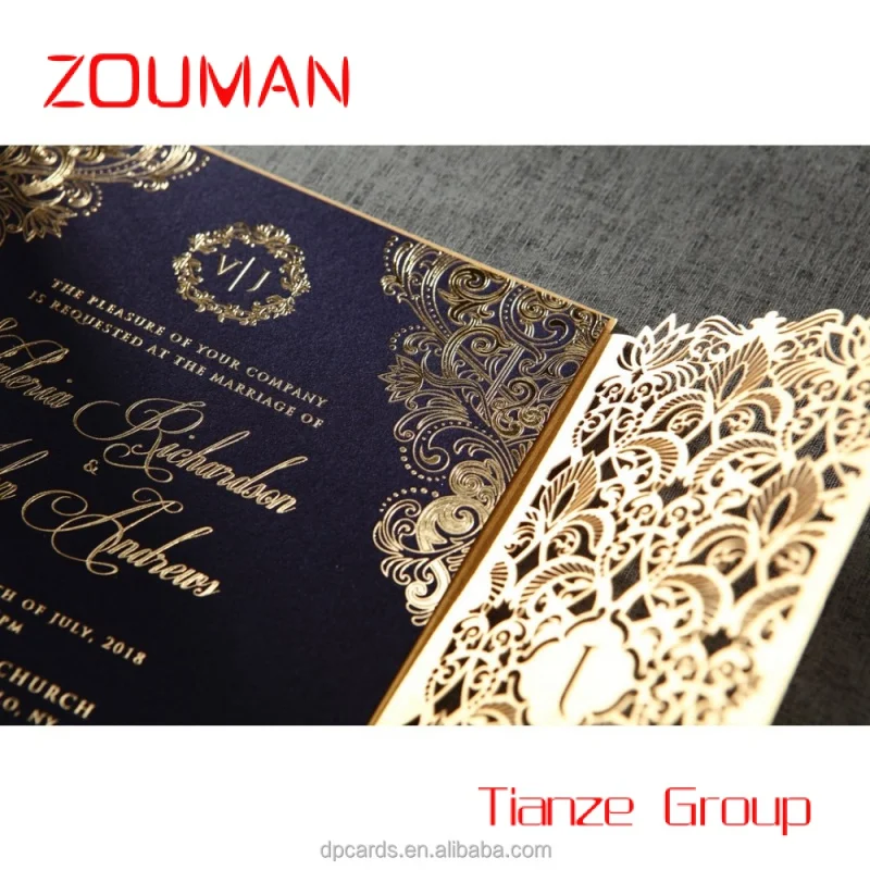 Custom , Luxurious wedding invitation card with affordable price