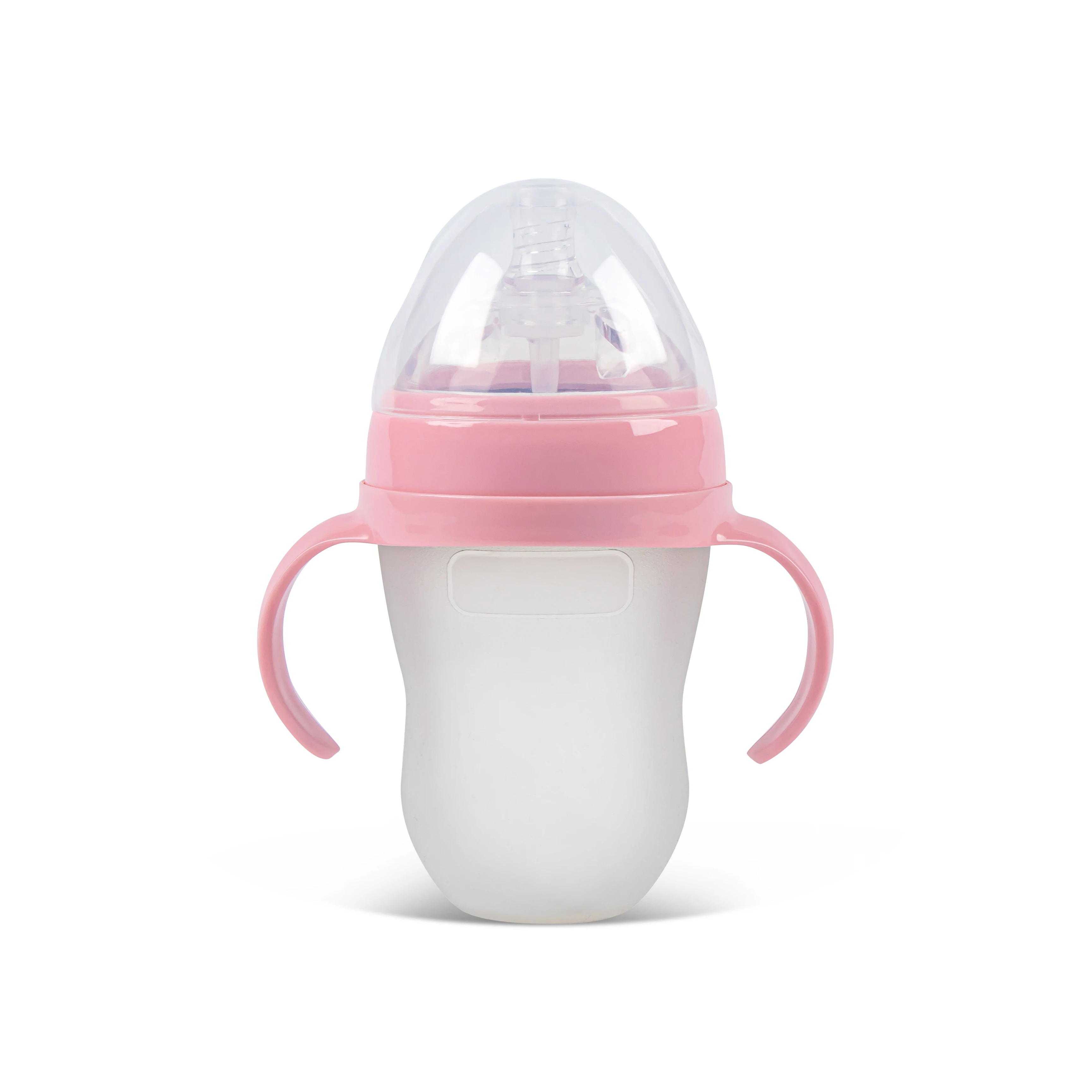 1 Pcs Baby Bottle 240ml Wide Mouth Nipple Gravity Ball With Handle Food Silicone Emulait Baby Bottle Anti Colica Bottle For Baby