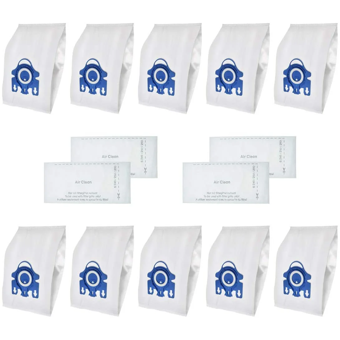 

10Pcs Replacement Dust Bags for Miele Type GN Vacuum & 4 Pack Filters S2 S5 S8 C1 C3 Vacuum Cleaner Accessories