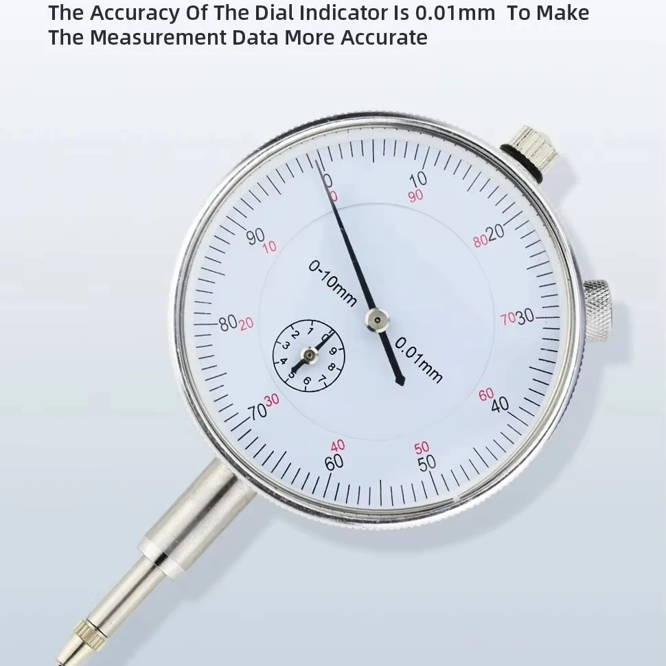 Good Quality Dial Indicator 0-10MM 0-25mm 0-30mm 0-50mm 0.01MM Resolution Dial Indicator Stainless Steel Contact Points