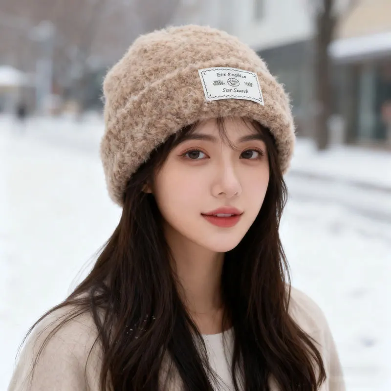 1-peca-gorro-de-malha-de-pelucia-moda-inverno-quente-ao-ar-livre-viagem-lazer-diario-combinando-pulover-decorativo-chapeu