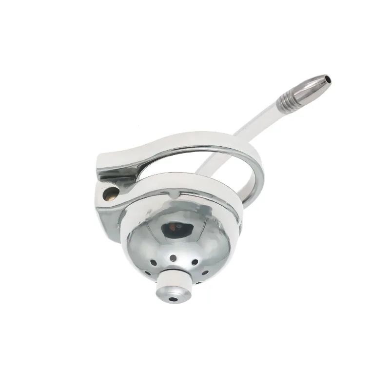 Lock Chastity Device Penis Cage Bird Sex Toys For Men Scrotum Bondage Chastity Lock With Urethral Catheter Metal Cock Ring