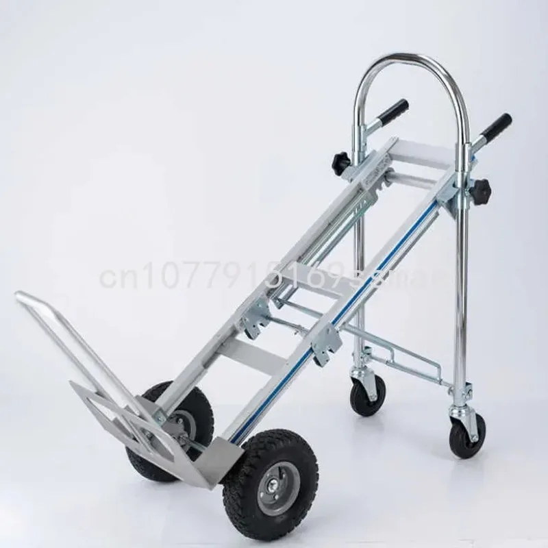 Uni-Silent 250kg Loading 3in1 Multi-function Aluminum Hand Truck Foldable Platform Hand Cart FHT250B