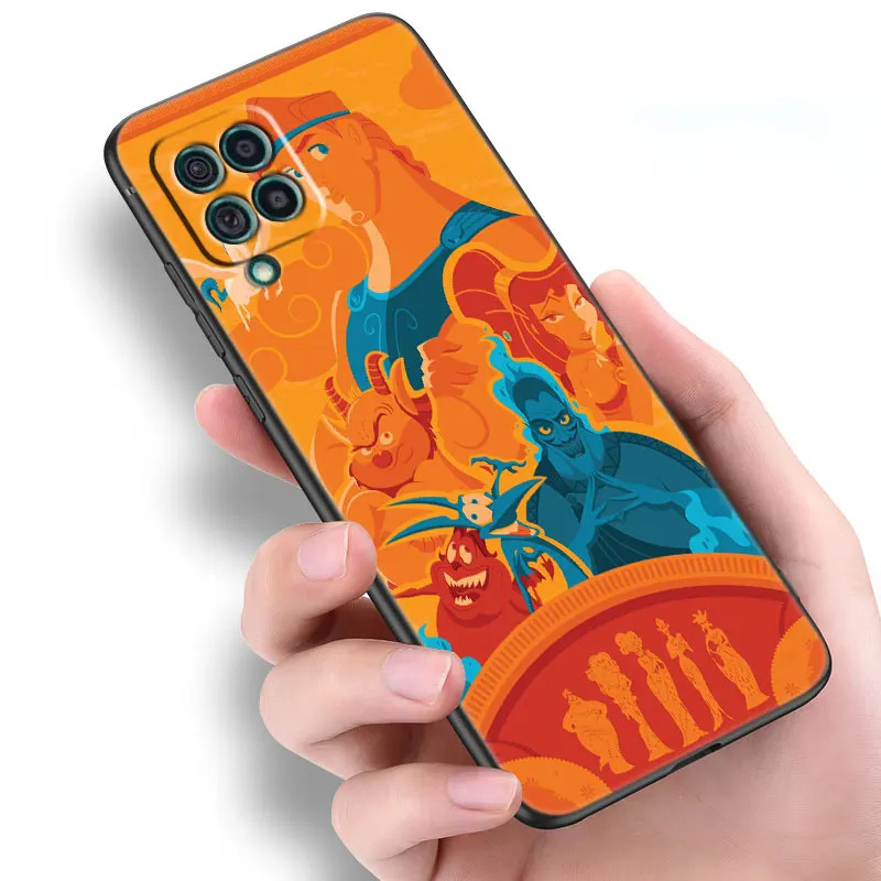 Disney Hercules Phone Case For Samsung Galaxy M13 M12 M11 M21 M22 M23 M31S M32 M33 M51 M52 M53 5G Note 20 Ultra 10 Lite Plus