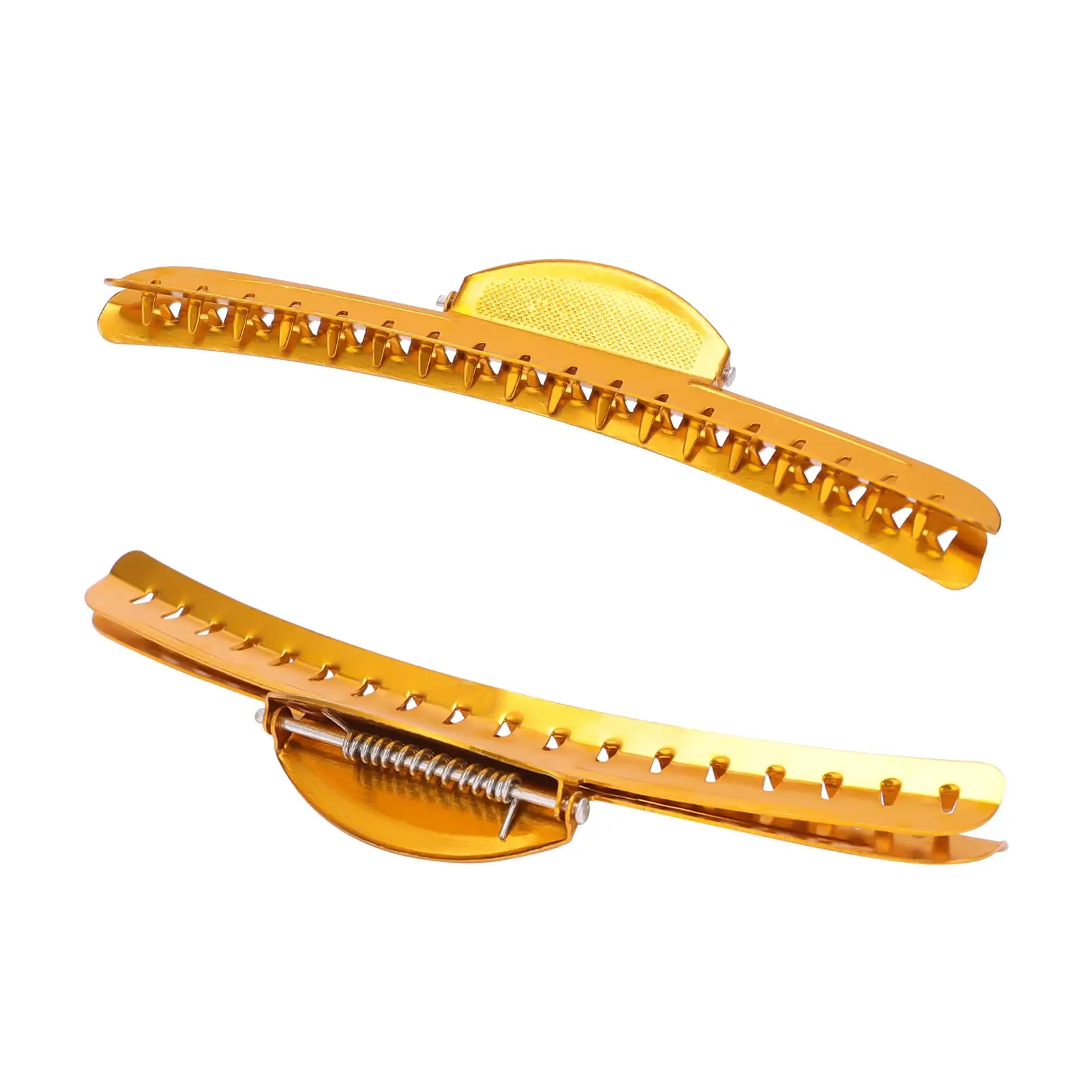 Vintage of Metal Finger Wave Hair Clips Clamps Aluminum Tip Finger Hairclips Modeling Clamps Styling Barbershop Accessories