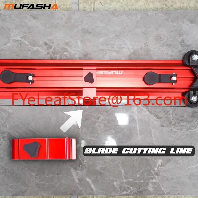 ML2000 Portable 2000mm High Precision Three Cutting Blade Slim System Slab Tile Cutter Tool Manual Tile Cutter