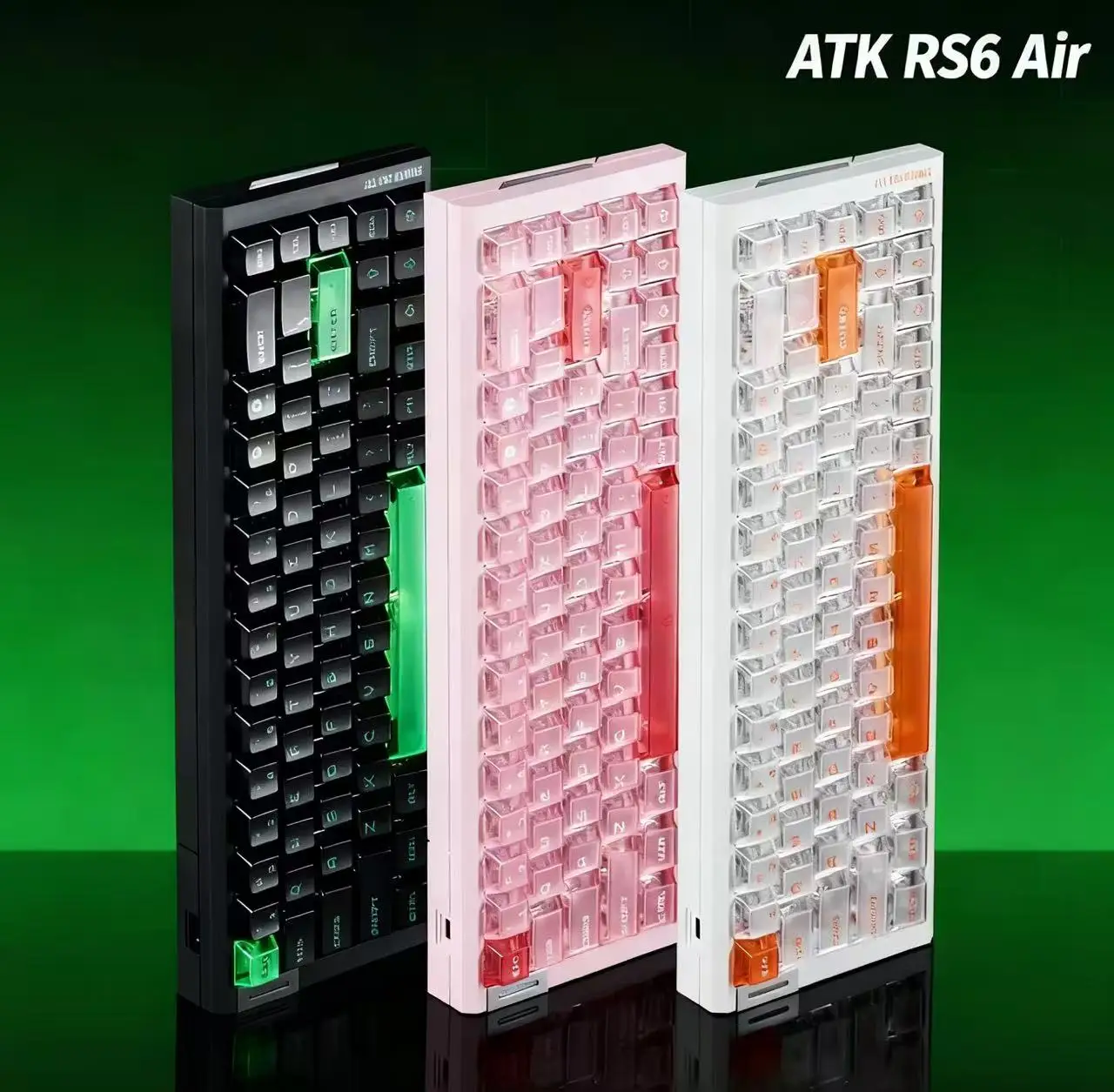 

Оригинальная клавиатура ATK RS6 с воздушной магнитной осью для игр и киберспорта, высококачественная однорежимная механическая клавиатура для Valorant