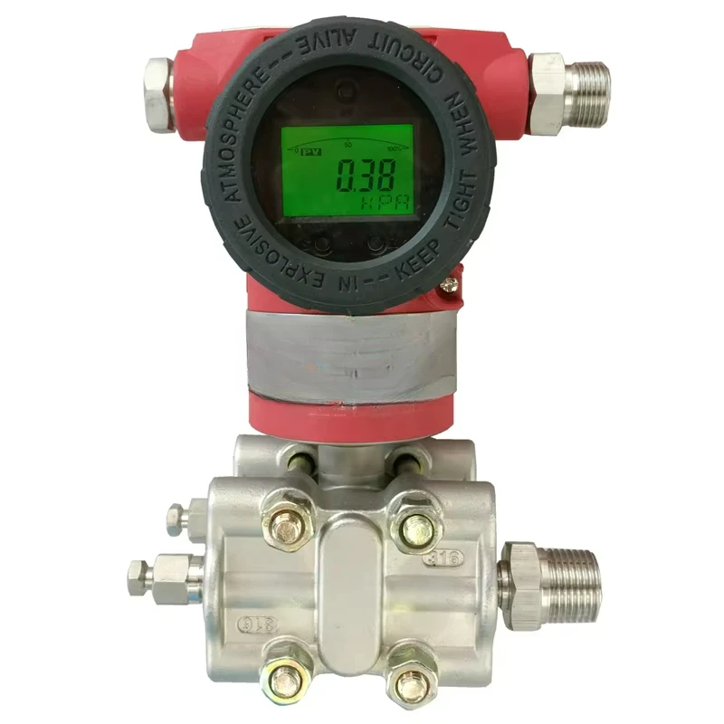 Flange Type Diaphragm Differential Pressure Sensor 4-20mA Stainless Steel Smart Differential Pressure Level Meter