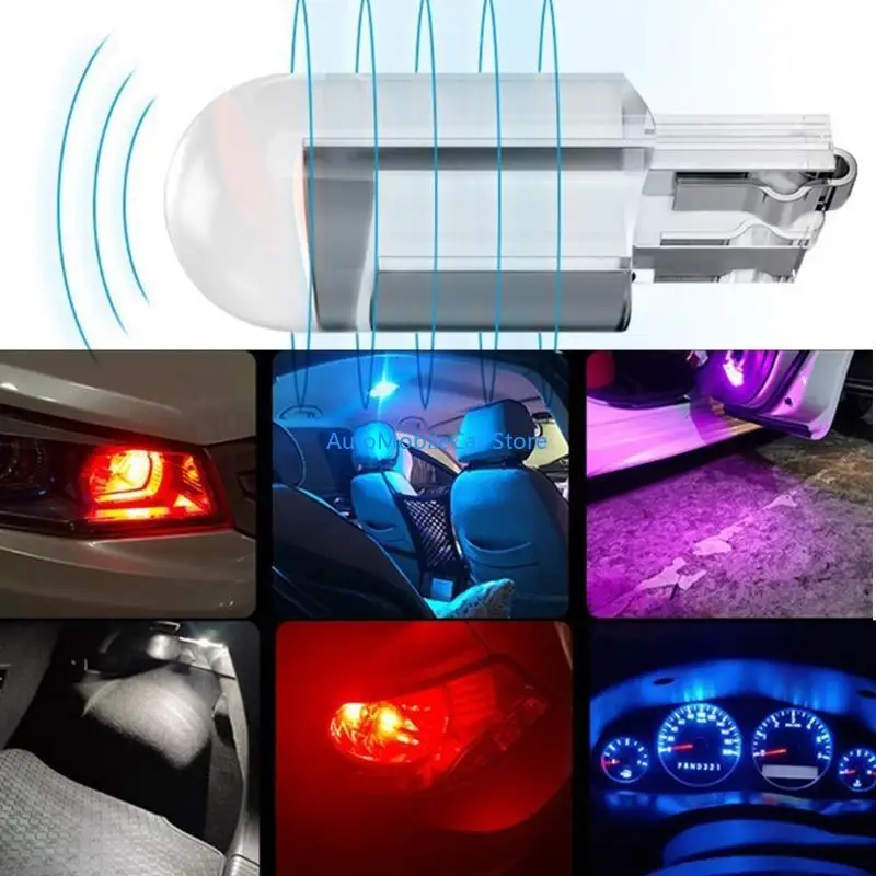 G8TE 10Pcs LED Replacement Bulbs for Car 6000K Acrylic Dome Light Instrument Lamp