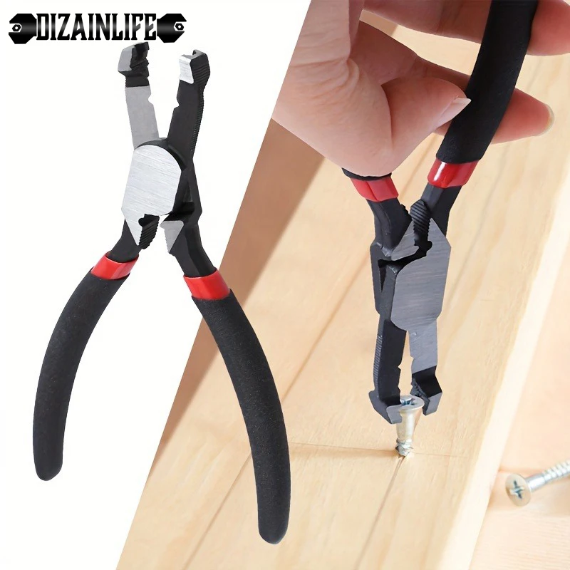 Screw Plier Extracts Stripped Broken Screws Multipurpose Screw Remover Tool Removal Damaged Fasteners for Electricians Tool