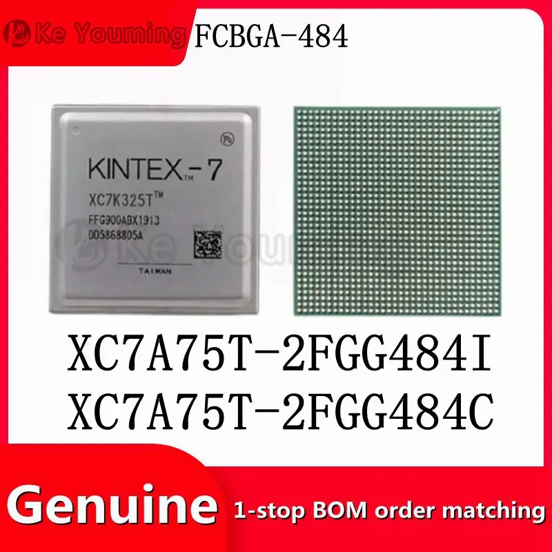 Integrated Circuit IC, XC7A75T-2FGG484I, XC7A75T-2FGG484C, FCBGA-484, FPGA - Field Programmable Gate Array, IC