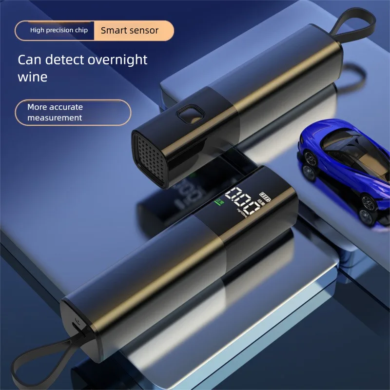 

Тестер обнаружения пятенного вождения, тип выдувания, профессиональный тест на алкоголь, мини, удобный для переноски, китайский, английский