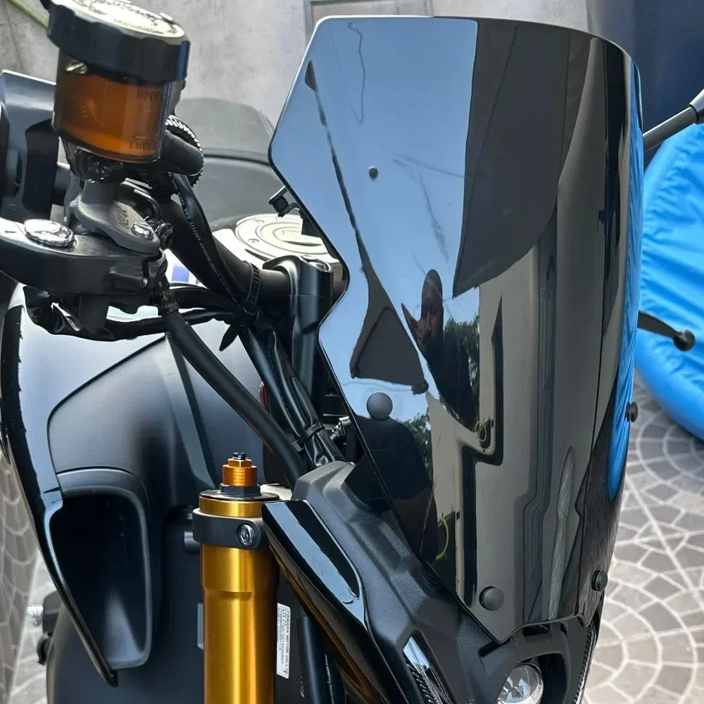 

Motorcycle Accessories Sport Windscreen For Yamaha MT09 MT 09 SP 2021 2022 2023 Wind Deflector Screen for MT-09 Windshield Black