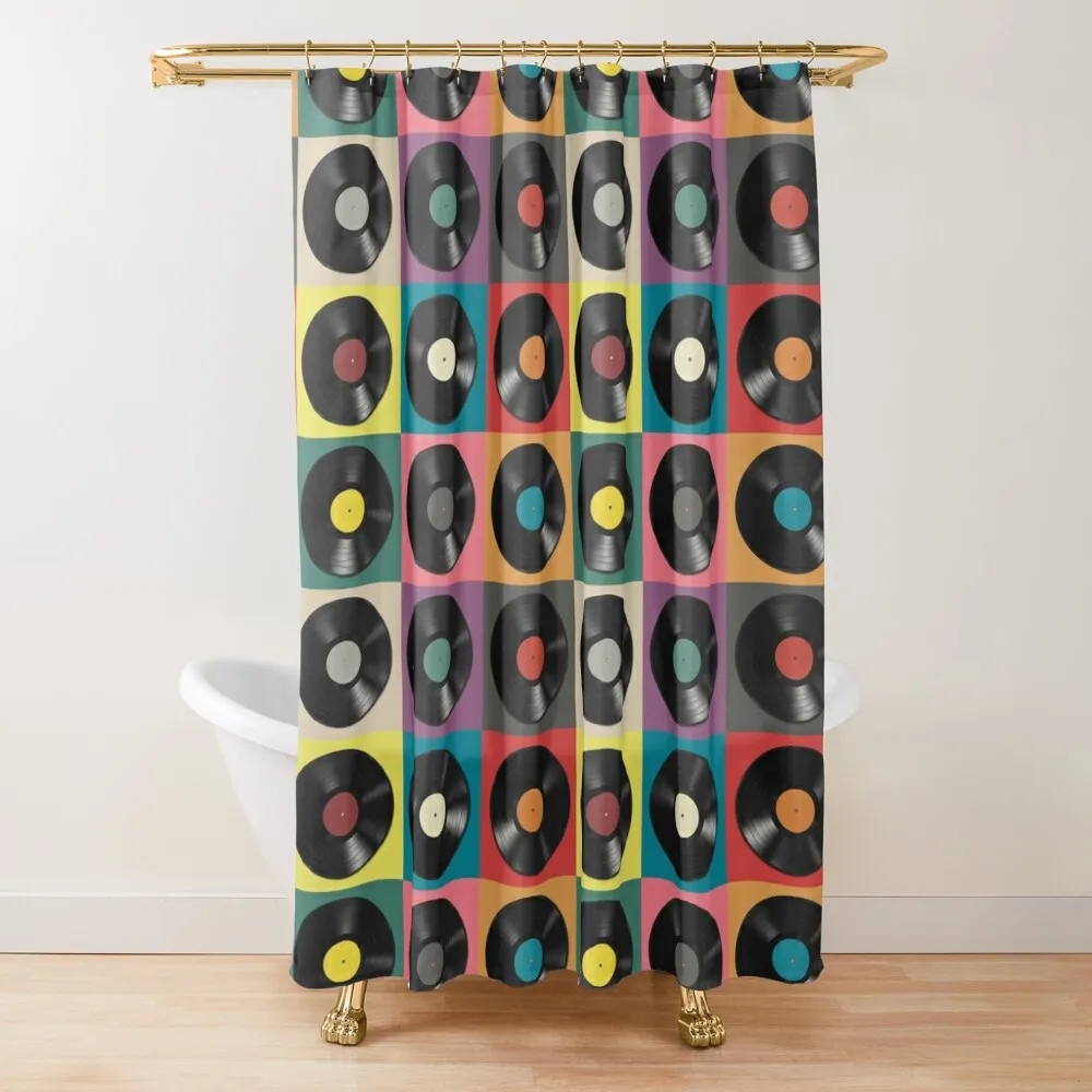 

Vinyl Record Shower Curtain Shower For Bathroom Modern Showers For Shower Set Curtain