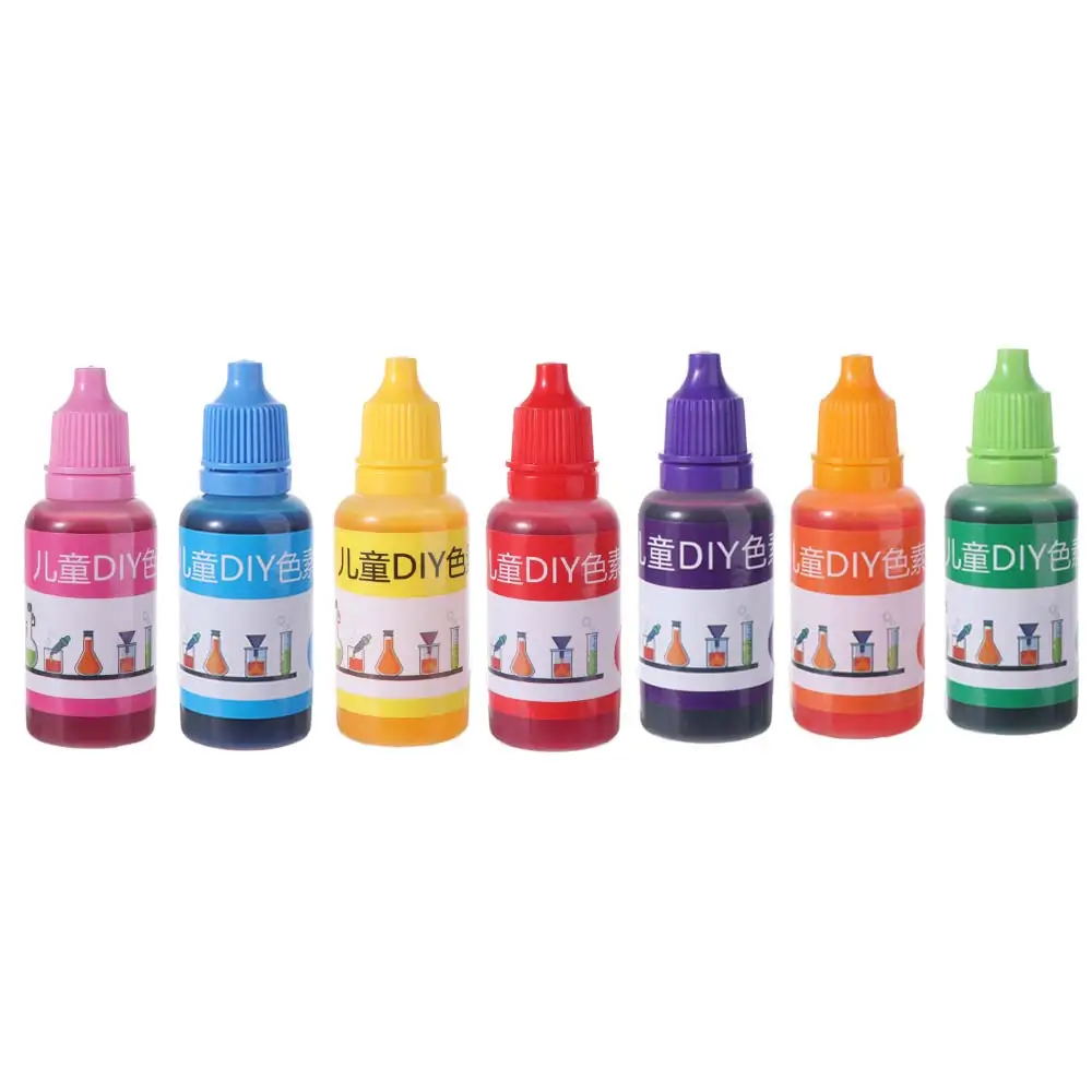 Wasser Öl Plastilin Lebensmittelqualität Pigment Interaktive Schleim Farbe Kristall Farbstoff Kreative DIY Experimentelle Färben Pigment