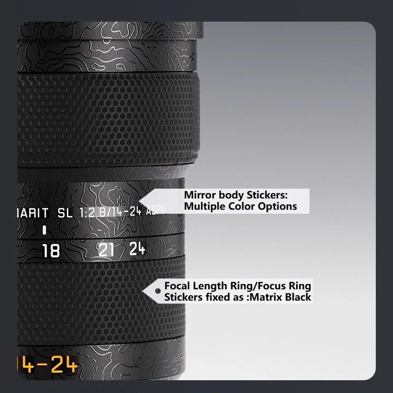 

For LEICA SL 14-24mm F2.8 ASPH Lens Sticker Protective Skin Anti-Scratch Protector Coat SL14-24 Decal Film