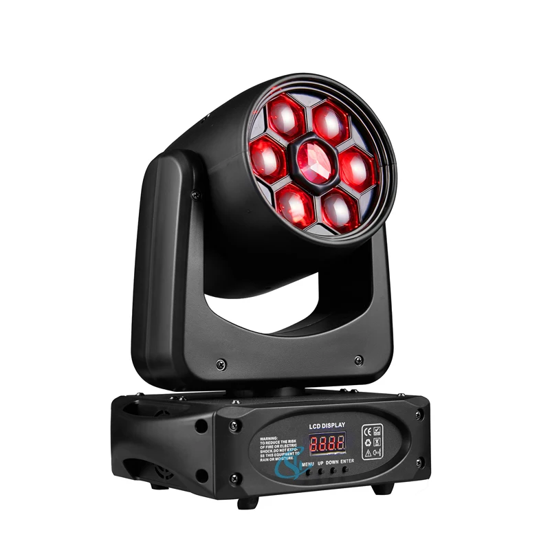 Disco Small Bee LED 150w Colorful Trigeminal Pattern  Bee's Eye Moving Head Light DMX512 Stage Effect Light For DJ Bar