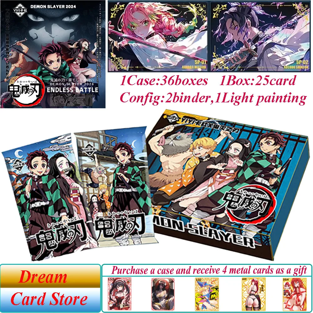 

Bargain Price YIYI Demon Slayer Cards Moments of Battle Anime Tanjirou Kamado Nezuko Shinobu XP SSP Collection Cards Kids Toy