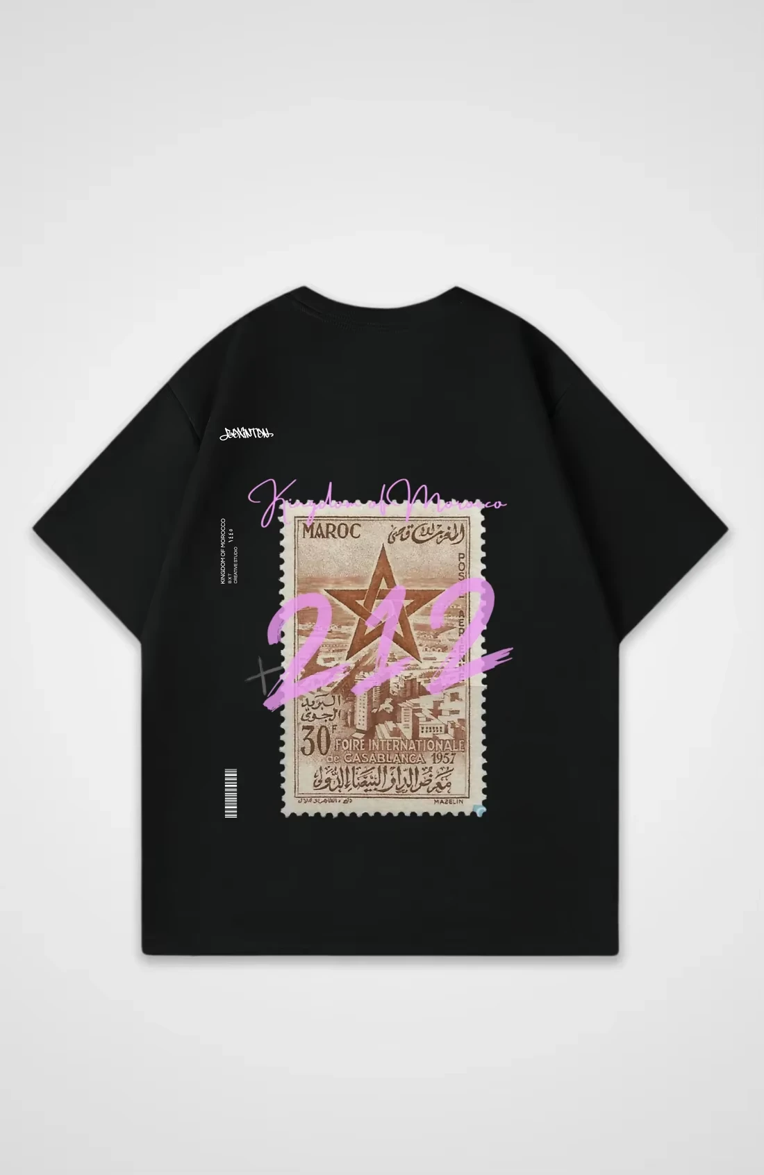 2025 مملكة المغرب تي شيرت للرجال جرافيك تي شيرت بلايز الملابس القطنية تي شيرت رجالي قمصان وتي شيرت Y2K جودة عالية #2