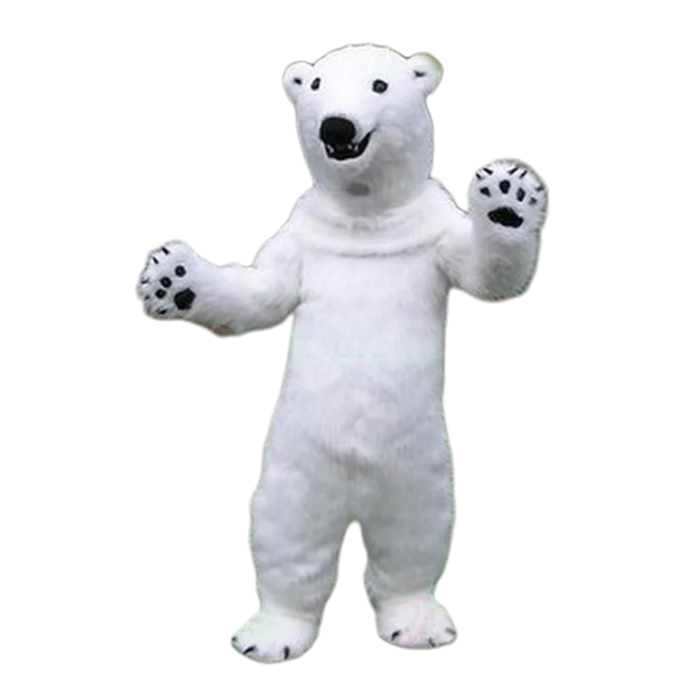 Mascotte d'ours polaire, Costume d'Halloween, Animal de vacances, Tenue trempée, GelChristmas, Hiver, 178