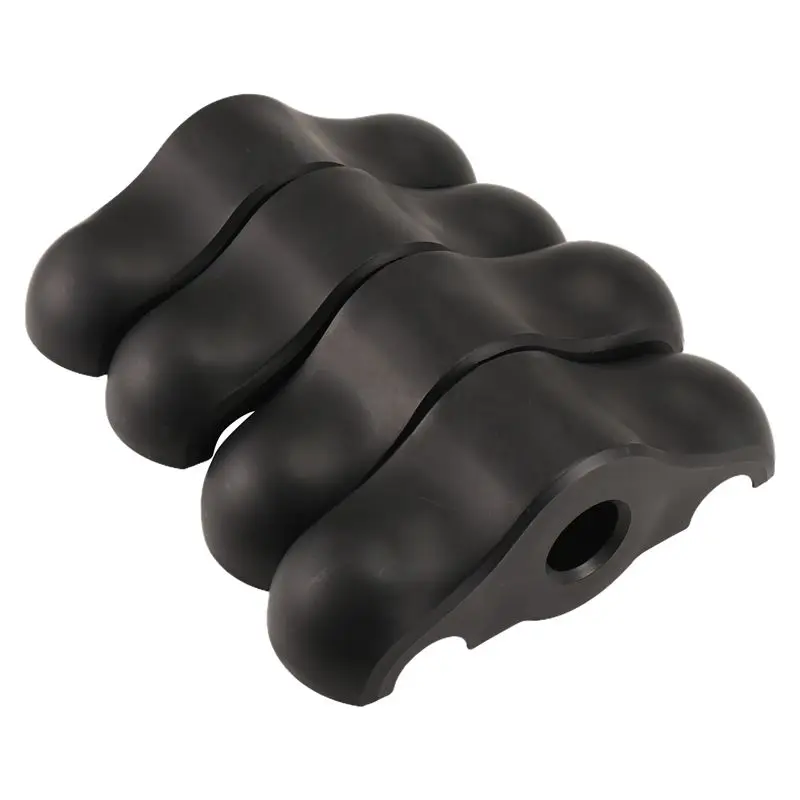 

AEB0-Indoor Bike Cushioned Foot Pads Noise Reduction And Anti-Friction Floor Tennis Foot Pads For Wahoo (Without The Ball)