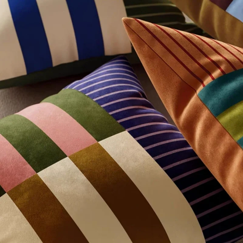 Long Pillows Retro Stripe Cushion 30x70 Rectangle Bedding Decorative Pillow For Sofa Modern Fashion Home Decorations