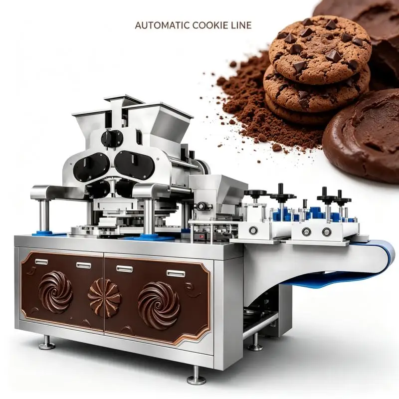 Commercial Automatic Cookie Machine Dough Extrusion Forming Equipment Bakery Biscuit Production Machine