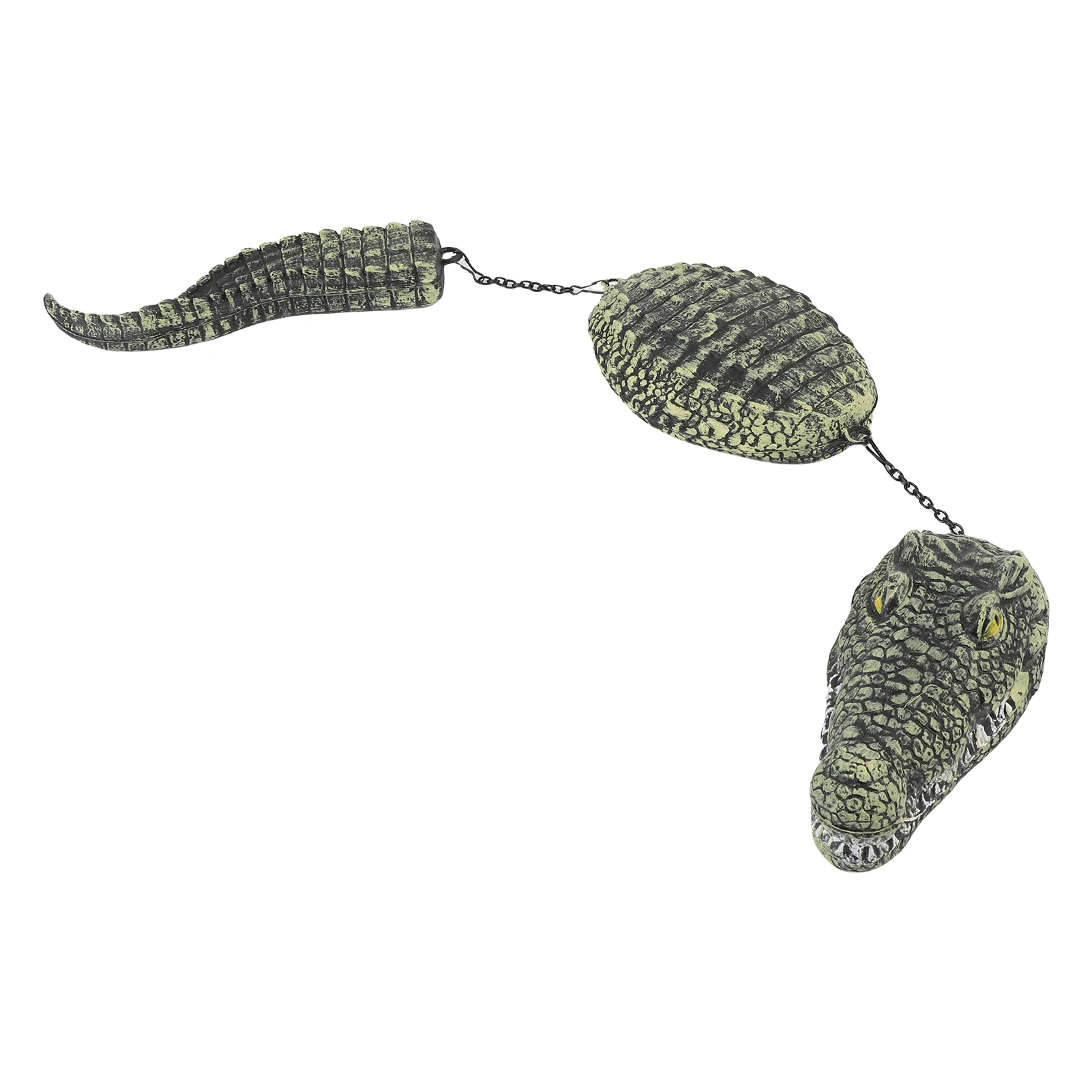 Décoration flottante simulée en plastique, 3 segments, résistante à la décoloration, pour jardin et piscine