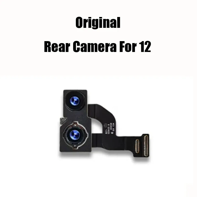 Rear Camera For iPhone 12 12pro 12promax 12mini pro mini max Back Camera Rear Main Lens Flex Cable Camera