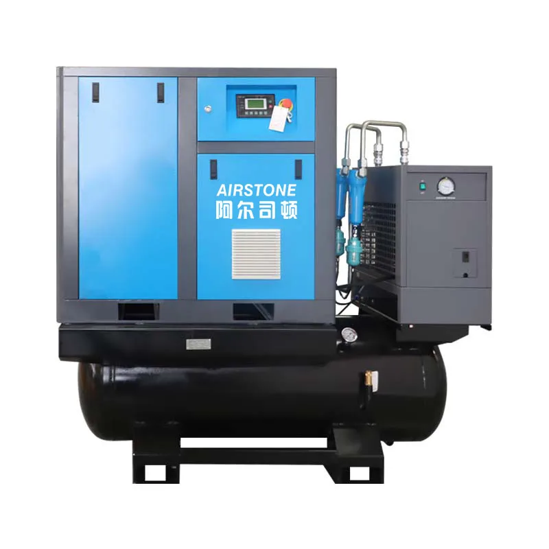 

AIRSTONE 7.5kw 11kw 15kw 22kw Energy Efficient Portable Screw Dry Air Compressor With Air Dry And Air Tank 400L 500L