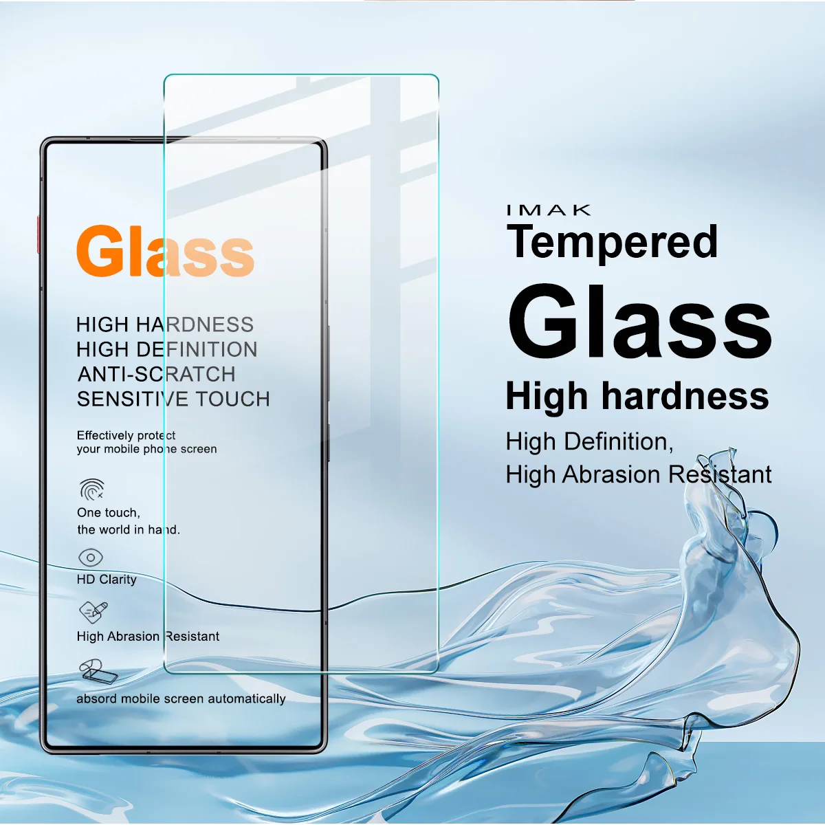 

Защитная пленка из закаленного стекла IMAK H для RedMagic 11 Air 5G с поддержкой сканера отпечатков пальцев