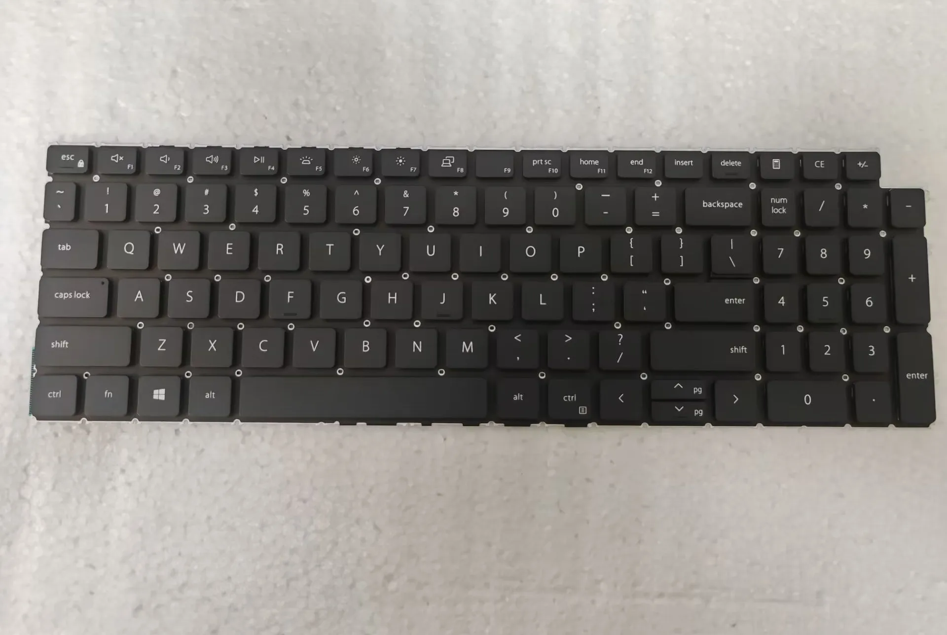 Teclado negro estadounidense para Dell Inspiron 15 3510 3511 P112F 3515 3525 3530 3535 5510 P106F 5515 5518 para Vostro 15 3510 3515 3520