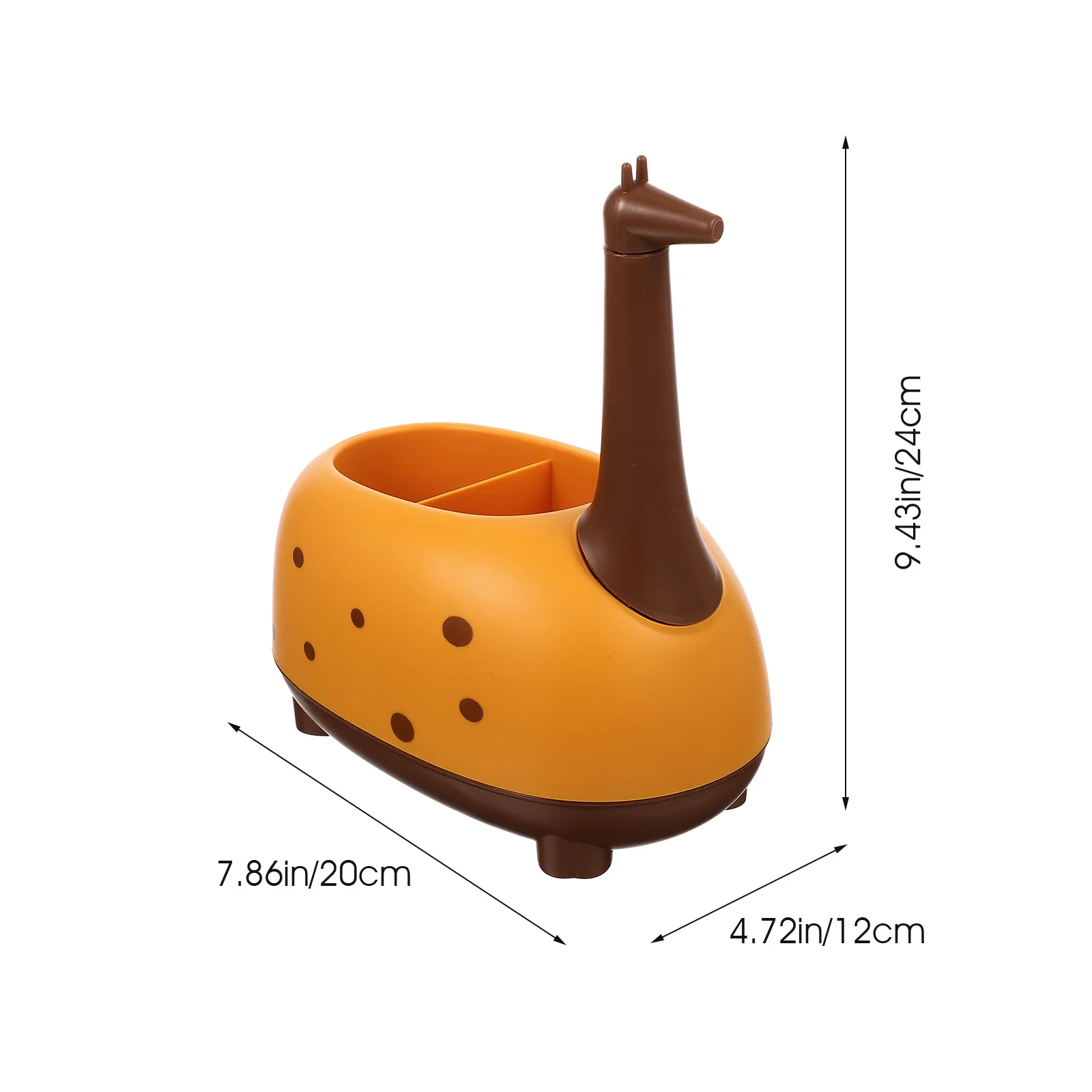 キリンペンホルダー大容量プラスチック鉛筆オーガナイザー学生デスクオフィス文具収納鉛筆ホルダー