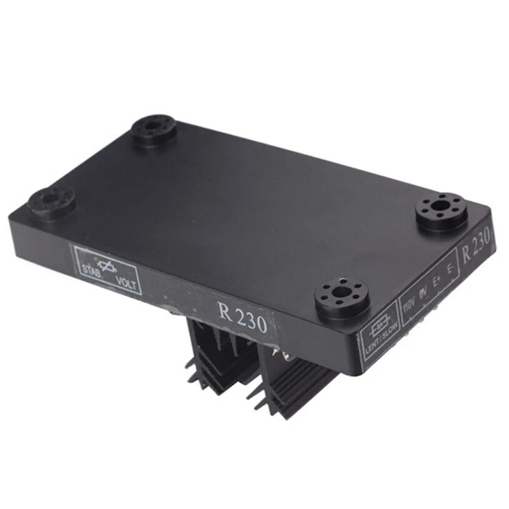 Electronic Voltage Control System Automatic Voltage Regulator 120 80 40 L W H AVR R230 1.5G 5 30Hz 100VDC -40 60