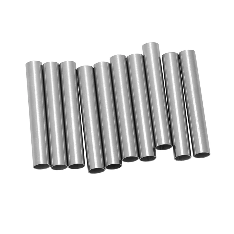 304 Stainless Steel 10Pcs Tattoo Machine Grip Tip Back Needle Stem Tube Permanent Makeup Gun Accessories Body Art Supply