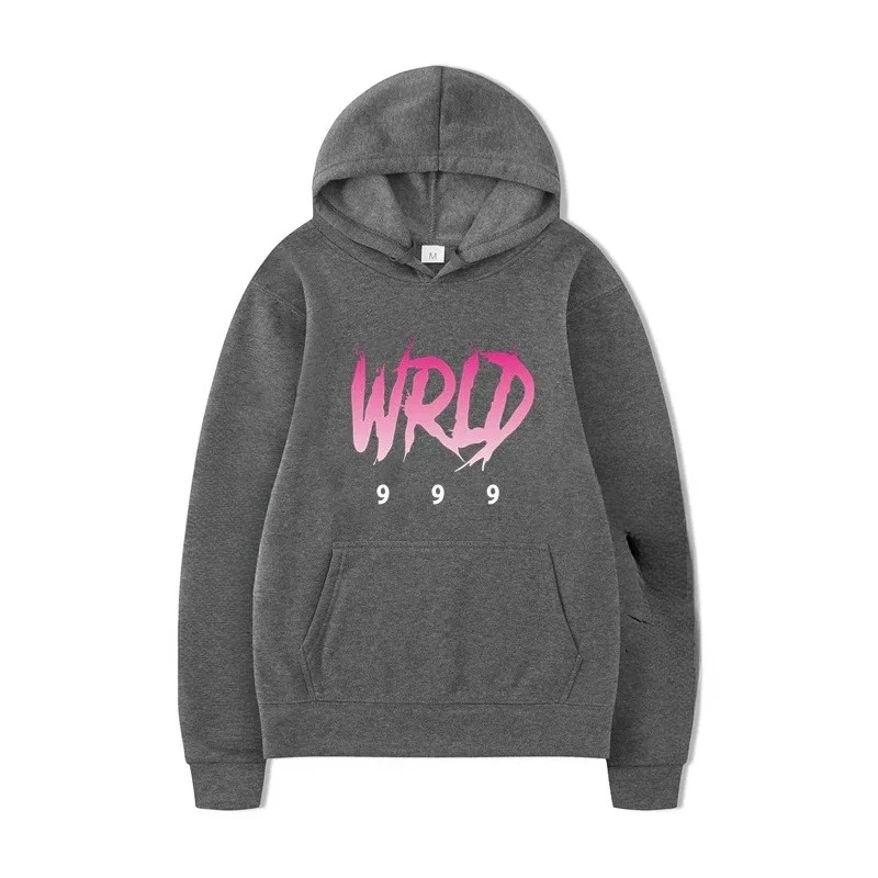 هوديي رجالي عصري للمغني الأمريكي Juice Wrld نمط كاجوال مطبوع للرجال هوديي مريح عالي الجودة #2