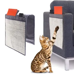 Sisal Cat Scratching Mat No Crumbs Anti-cat Scratching Sofa Protection Mat Cat Scratching Mat Sisal Cat Claw Board