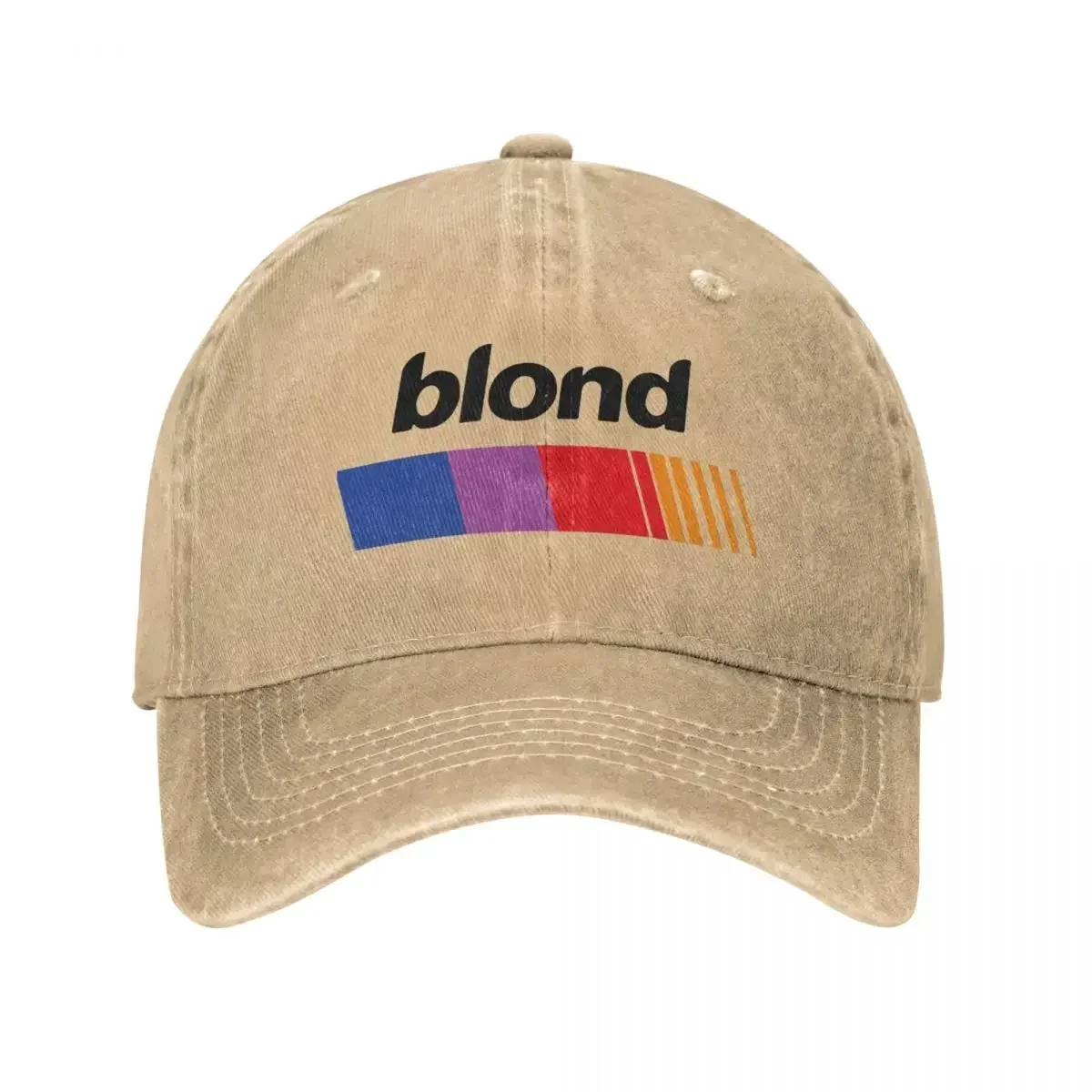 

2023 New Blonde Open Ocean Baseball Cap Distressed Denim Frank Hip Hop Rapper Snapback Cap Unisex Style Outdoor Summer Caps Hat