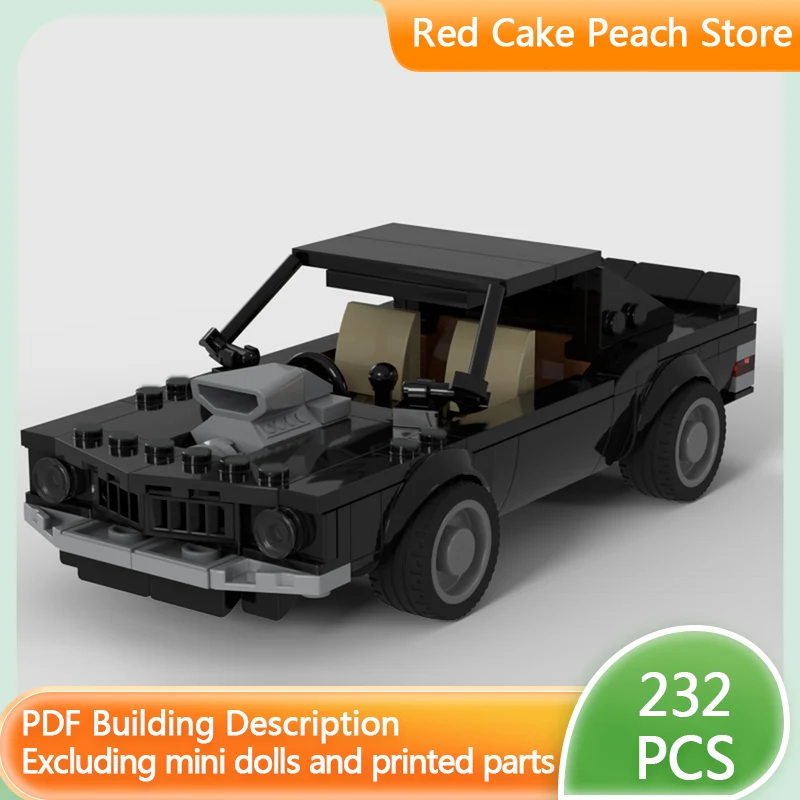 

Модель скоростного гоночного автомобиля MOC, строительные кирпичи GTS 350, мускулистый спортивный автомобиль, модульная технология, детские праздничные подарки, сборный игрушечный костюм