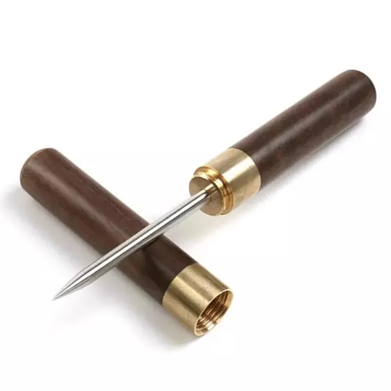 

Stainless Steel Ice Pick with Wooden Handle Manual Ice Carving Tool Home Ice Crushers Ice Cone Bar Bartender Tool Kitchen Tool