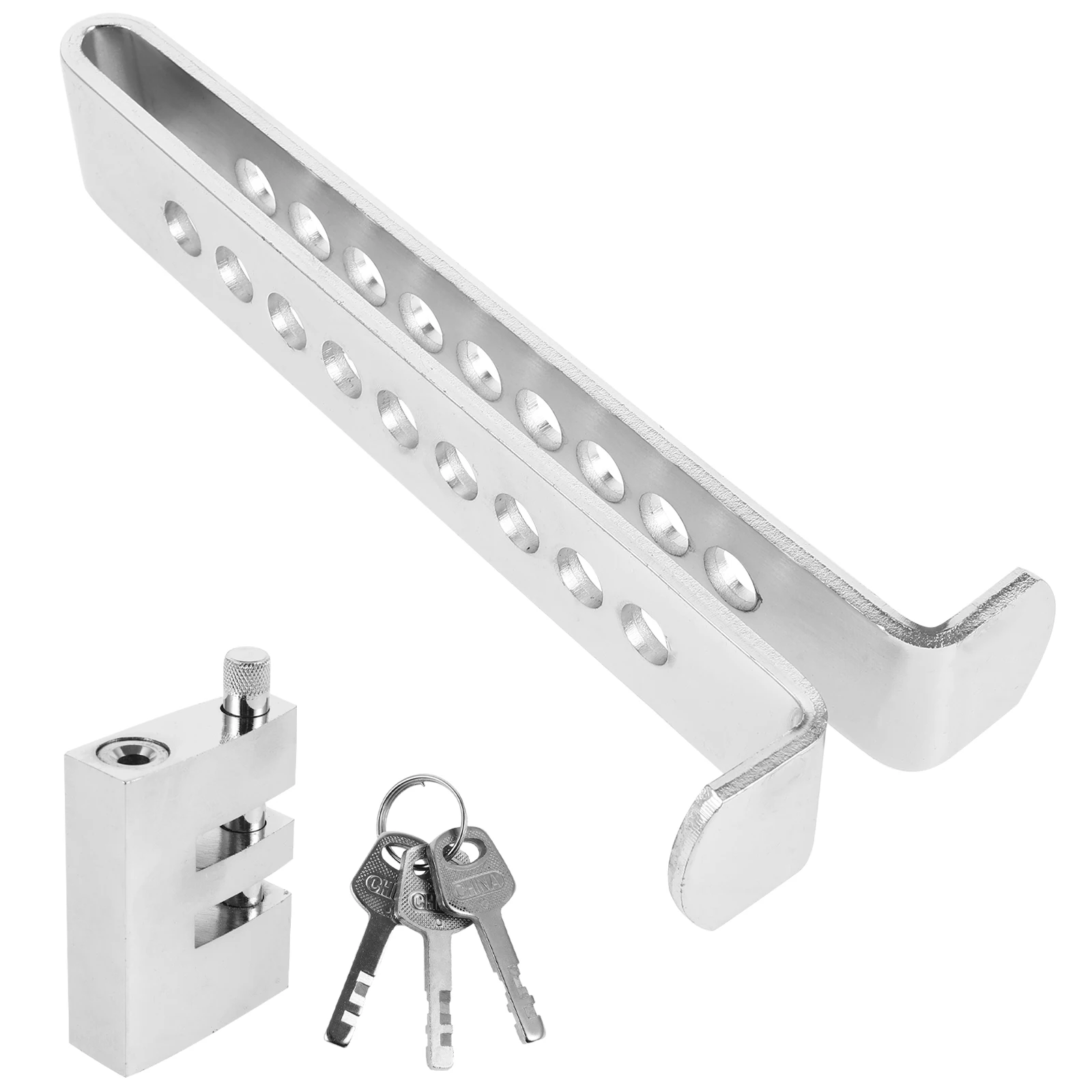 

Steering Wheel Anti-theft 21 5cm Clutch Brake Accelerator Pedal Universal Car Lock Adjustable Retractable U Type Security Device