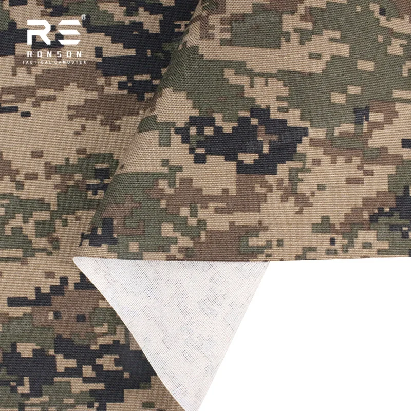 Tessuto Cordura in nylon 1000d Attrezzatura tattica impermeabile Tessuto Oxford Resistente rivestito in PU RUSSIA SURPAT Modello di sopravvivenza Camouflage