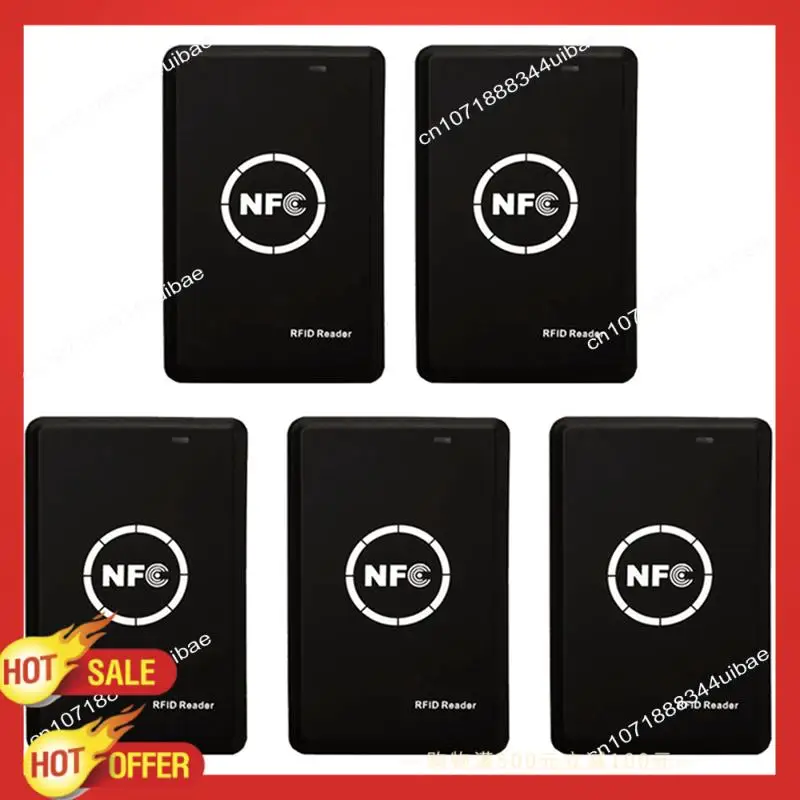 B47C 5PCS NFC Card Reader IC RFID Copier Duplicator 13.56Mhz & 125Khz Encrypted Programmer Smart Card