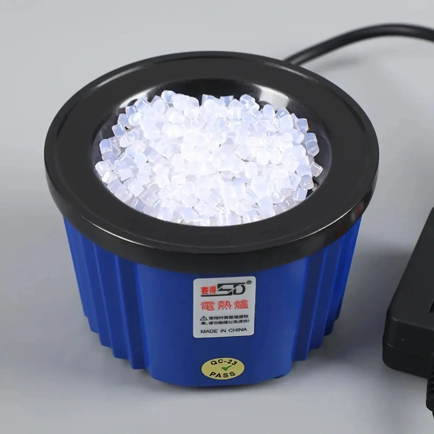 1 pz 80 w colla alla cheratina pentola colla stufa fusione colla alla cheratina perline per estensione dei capelli alla cheratina pre incollata uso strumenti per lo styling di bellezza