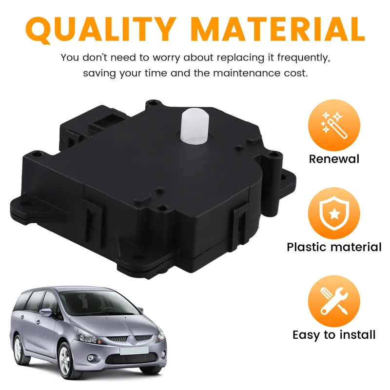 Moteur d'actionneur de clapet de contrôle de climatisation de voiture précis moteur Hvac 063700-7321 adapté pour Mitsubishi Gran