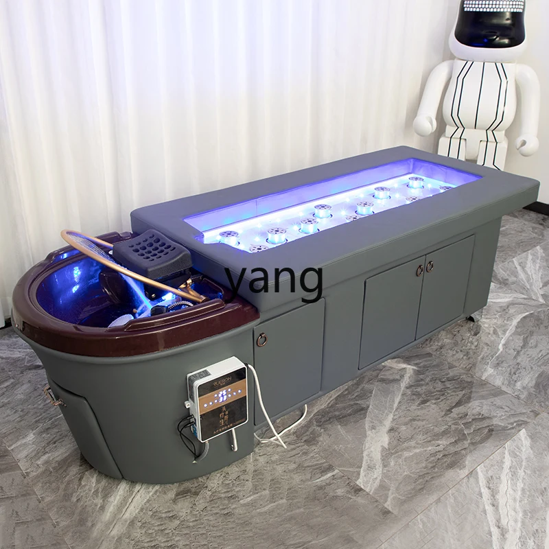 Yjq Moxibustion Bed Soft Waterproof Shampoo Chair Constant Temperature Water Circulation Fumigation Beauty Salon Special