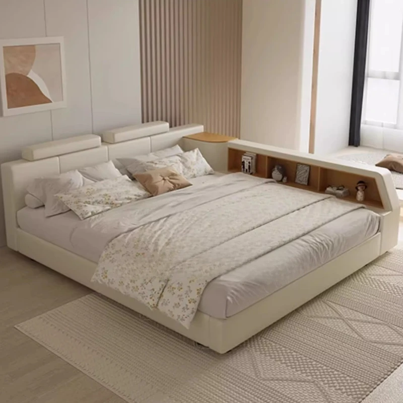 

Headboard Fancy Bed Unique Japanese Frame Princess Sleeping Bed Bedroom Double Muebles Para Dormitorio House Accessories