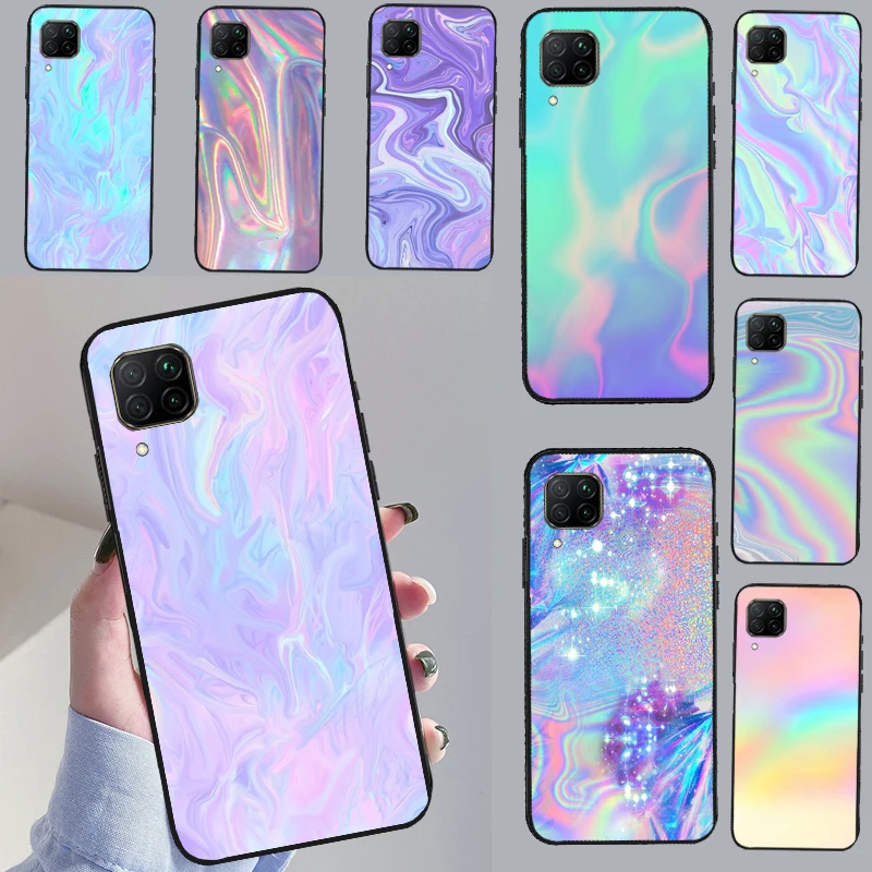 Holographic Iridescence For Honor Magic 5 Pro 50 70 90 X8 X7a X9a Huawei P Smart Nova 9 5T P60 P40 P20 P30 Lite Case