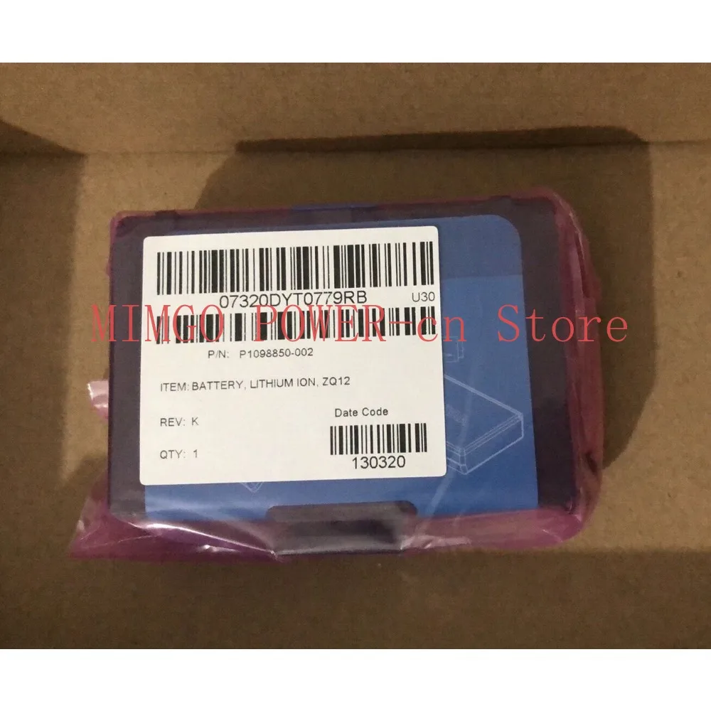 High quality new for zebra P1098850-002(001) ZR138 Portable Printer Battery